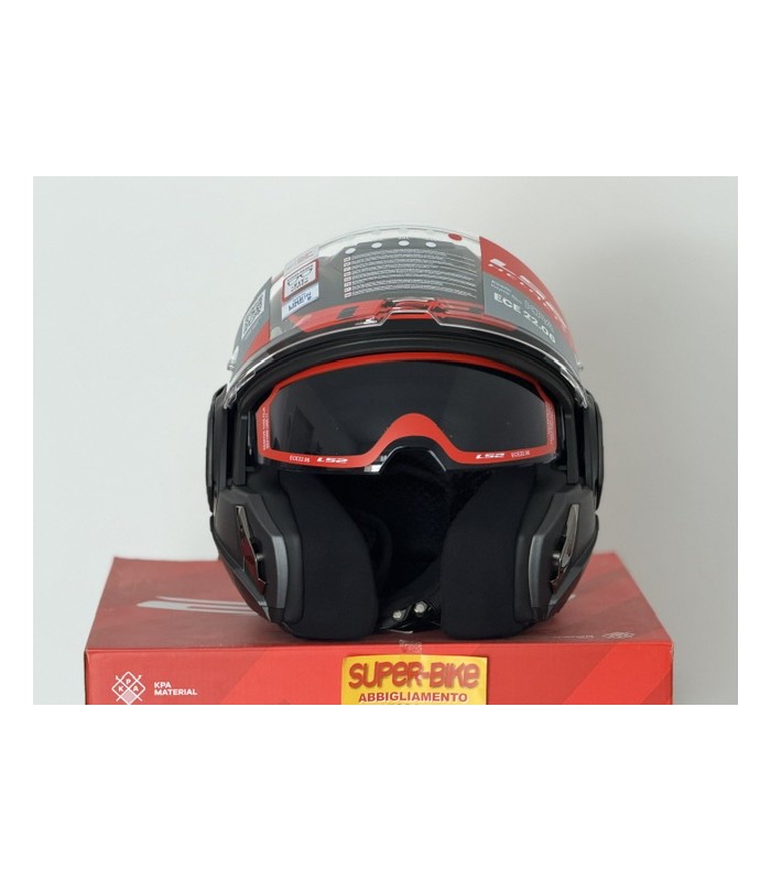 Casque LS2 FF910 Advant 2 Kuka noir rouge mat