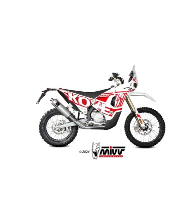 Mivv Dakar slip-on Mivv Dakar slip-on Kove 450 Rally (2025-26) inox