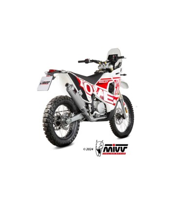 Mivv Dakar slip-on Mivv Dakar slip-on Kove 450 Rally (2025-26) inox
