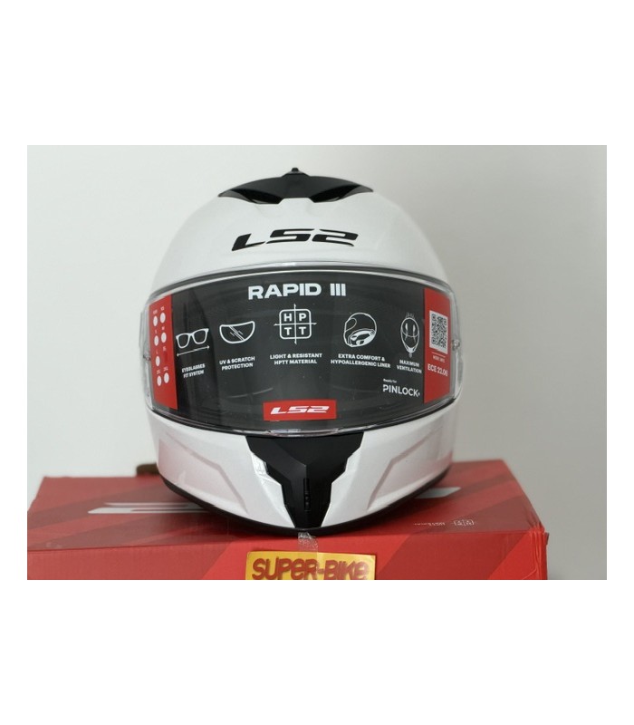 Casco LS2 FF820 Rapid 3 bianco