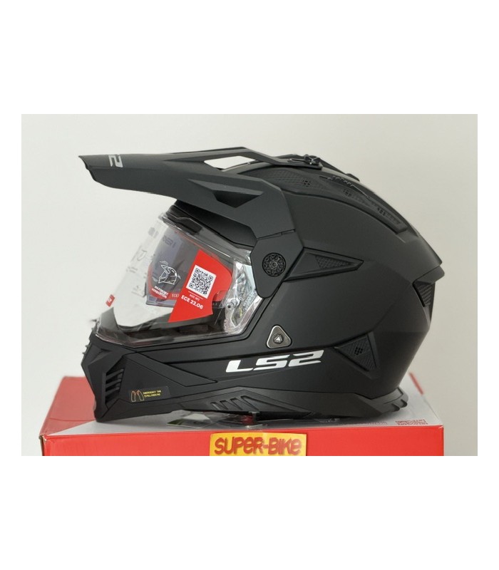 Casco LS2 MX702 Pioneer 2 nero opaco