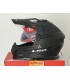 Casco LS2 MX702 Pioneer 2 nero opaco