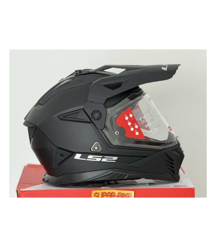 Casco LS2 MX702 Pioneer 2 nero opaco