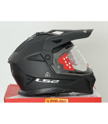 Casco LS2 MX702 Pioneer 2 nero opaco