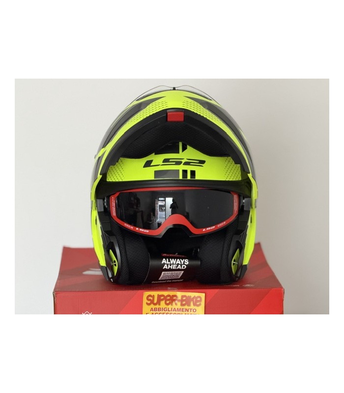 LS2 FF908 Strobe 2 Code gelb modular helme