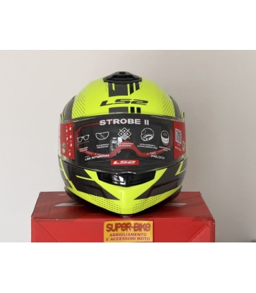 Casque LS2 FF908 Strobe 2 Code jaune