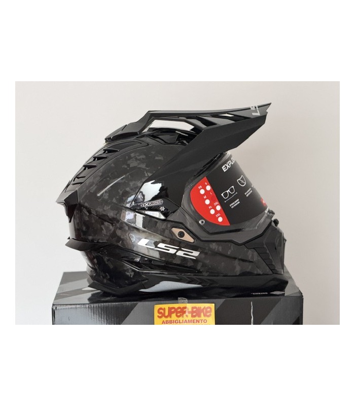 Casco LS2 MX701 Explorer C Forged carbon