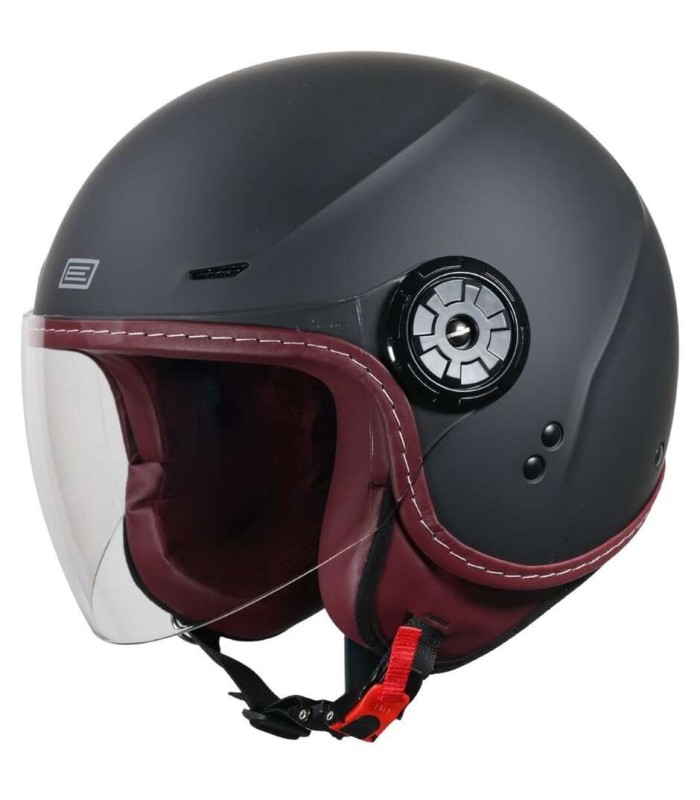 Helm Jet Origine Garda schwarz matt