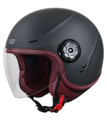 Casque Jet Origine Garda noir matt