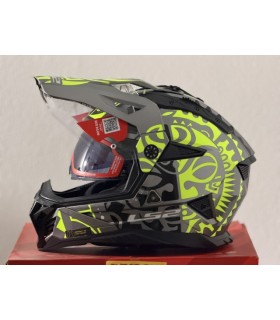 Casque LS2 MX702 Pioneer 2 Rangi jaune