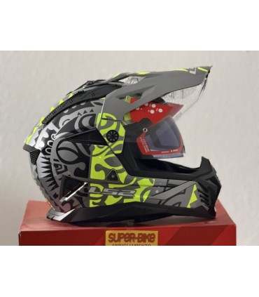 Casque LS2 MX702 Pioneer 2 Rangi jaune