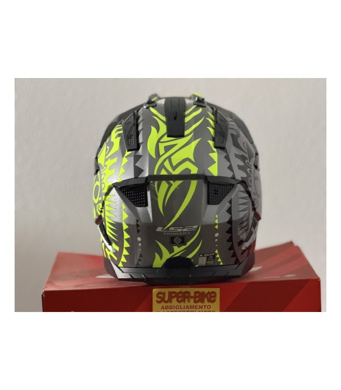 Casco LS2 MX702 Pioneer 2 Rangi giallo