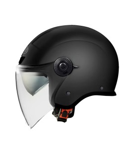 Casco jet Premier City Fly Evo nero opaco
