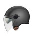 Casque jet Premier City Fly Evo gris mat