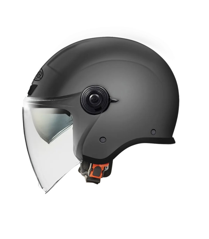 Casco jet Premier City Fly Evo antracite opaco