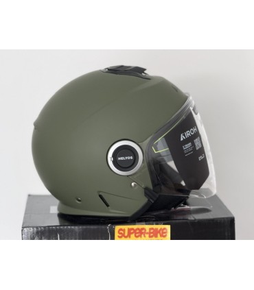 Airoh Helyos green matt jet helmet