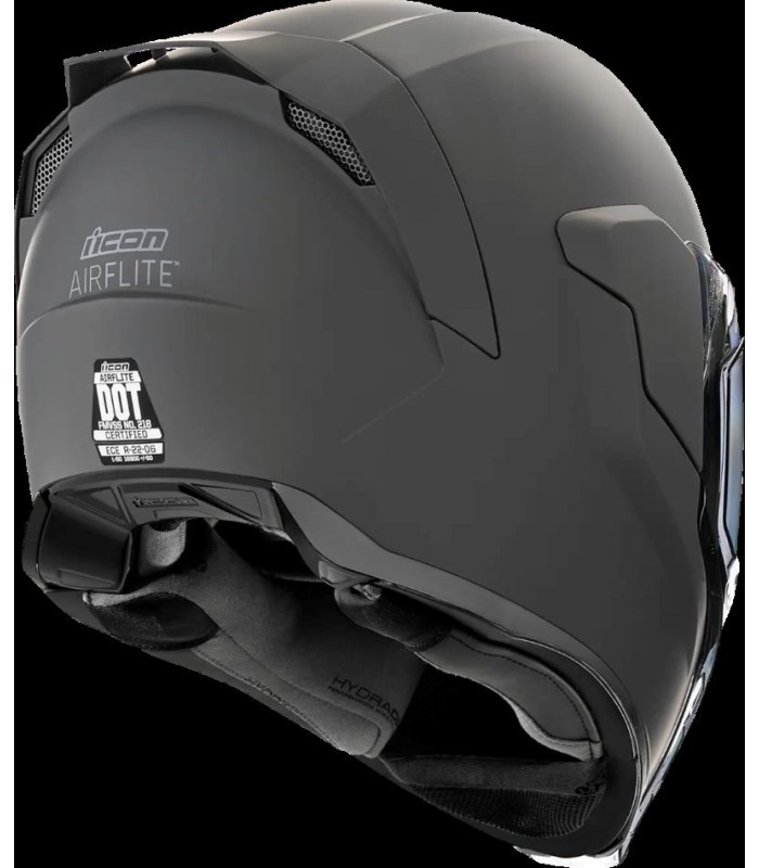 Helm Icon Airflite schwarz mat