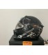 Casque Scorpion Covert FX Skullz gris or matt