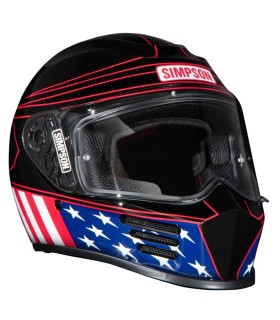 Simpson Speed Americana black helmet