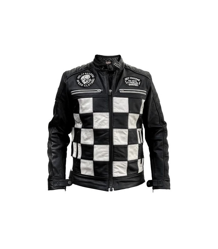 Leder jacke Holy Freedom Zero Bonneville