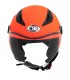 Kinder One orange mat Jet Helm