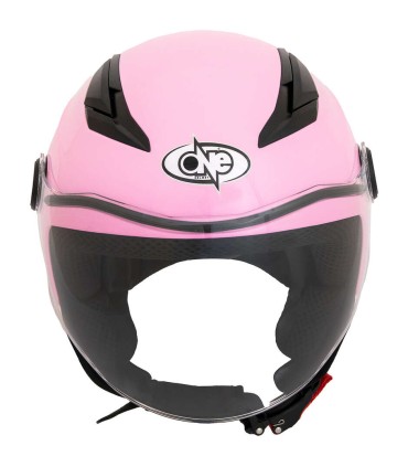 Motorcycle Helmet Jet One Child Junior pink