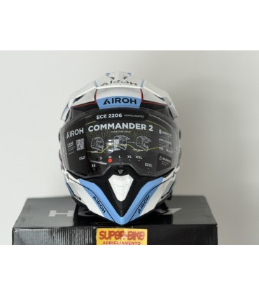 Helm Airoh Commander 2 Skip weiss