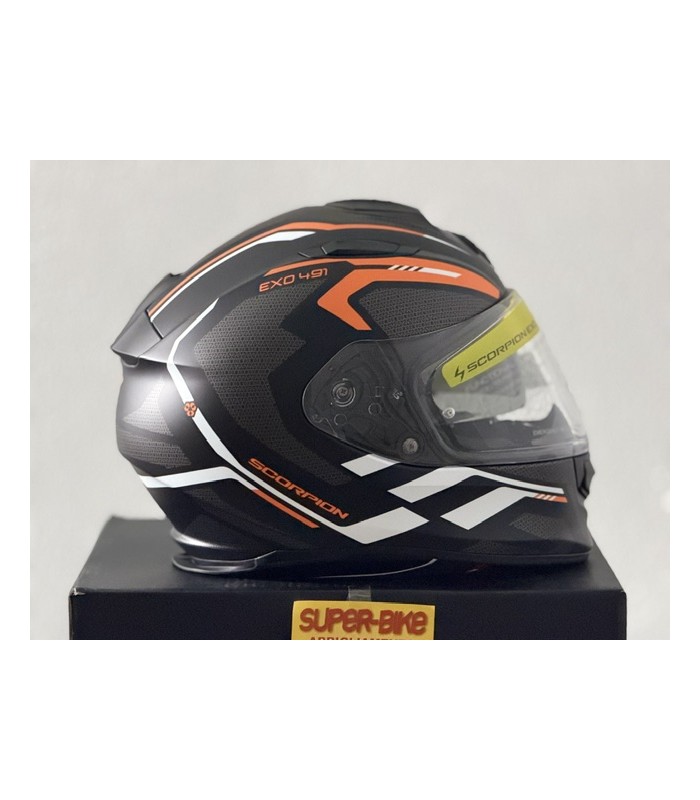 Scorpion Exo 491 Kripta orange helmet