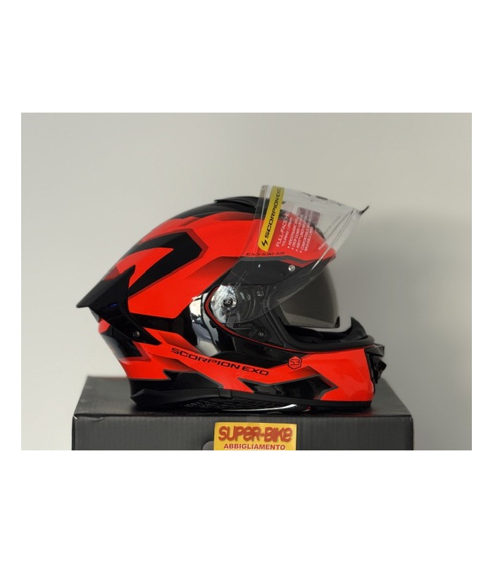 Casco Scorpion Exo 530 Air Clip rosso