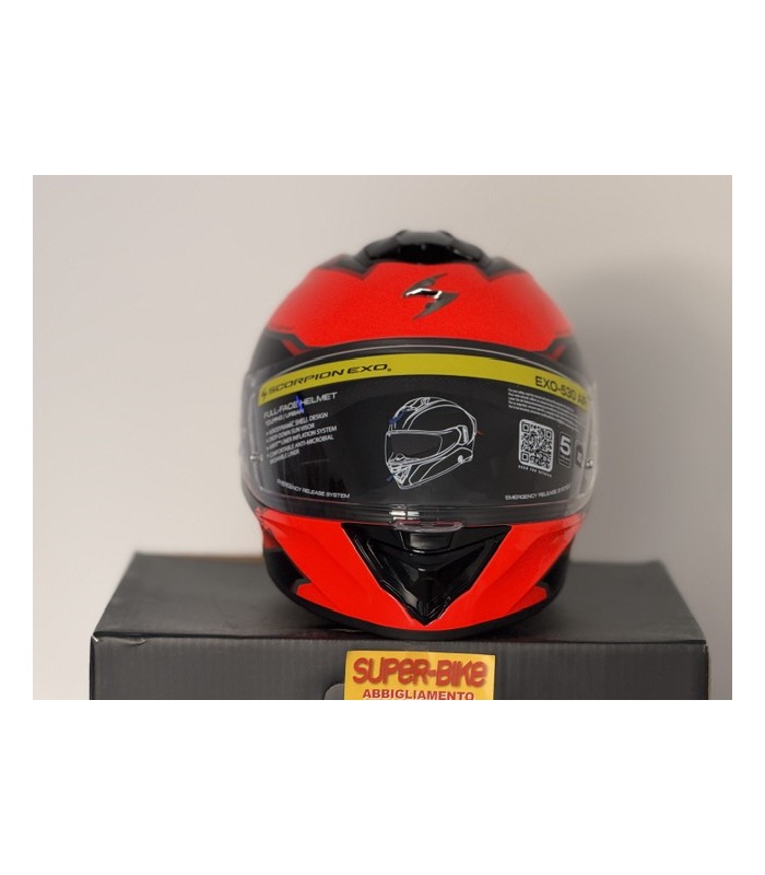 Casco Scorpion Exo 530 Air Clip rosso