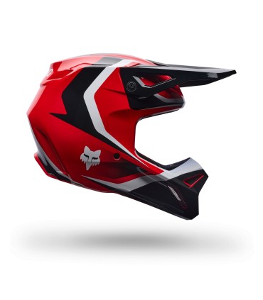 Casco Cross Fox V1 Frame rosso
