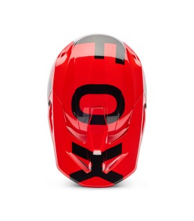 Casco Cross Fox V1 Shield rosso