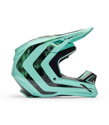 Casco Cross Fox V1 Kairos turquoise
