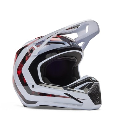 Casque Cross Fox V1 Kairos blanc