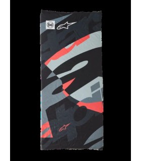 Alpinestars BUFF® Ignite Neck Tube nero rosso fluo