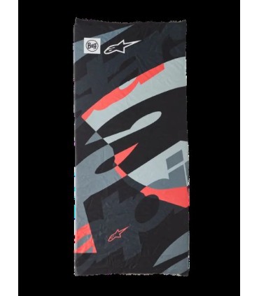 Alpinestars BUFF® Ignite Neck Tube nero rosso fluo