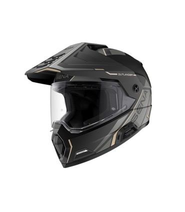 Casco Sena Outlander Mesh 3.0 nero opaco