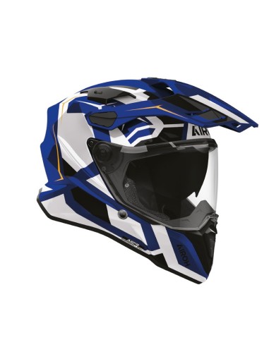 Casco Airoh Commander 2 Polar blu