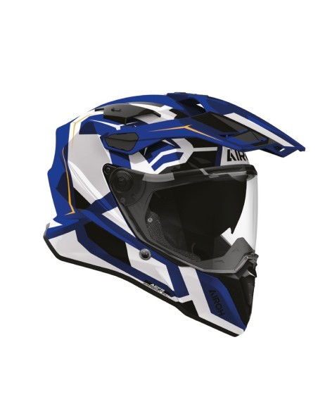 Casco Airoh Commander 2 Polar blu