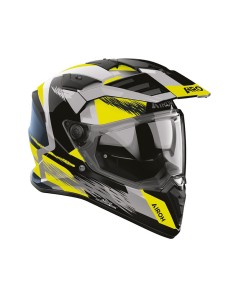 Airoh BADX-X Airspeed yellow helmet 2