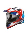 Casco Airoh BADX-X Airspeed blu rosso