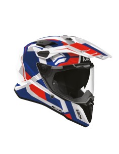 Airoh Commander 2 Polar blue red helmet