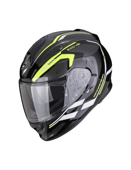 Casque Scorpion Exo 491 Kripta jaune