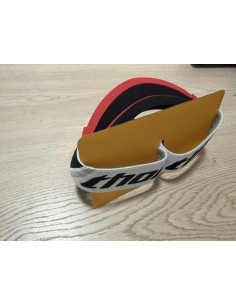 Thor Combat Racer rosso nero maschera cross 2