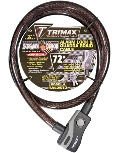 TRIMAX LOCK CABLE ALRM 25MMX72