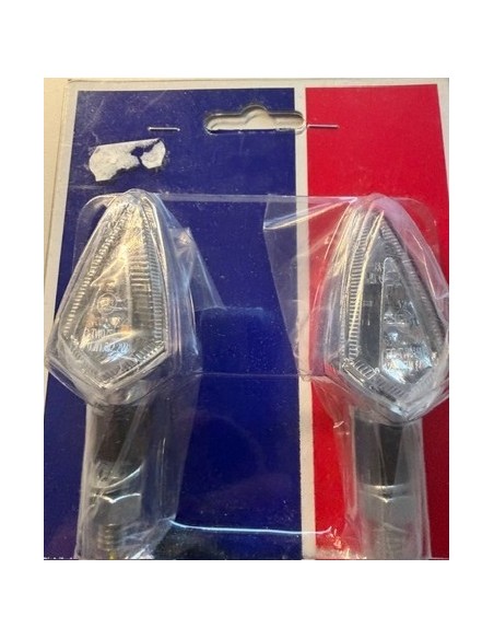 Frecce moto Trapezio cromo