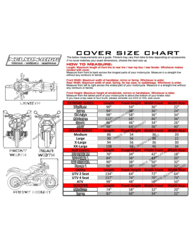 NELSON RIGG DEFENDER EXTREME SPORT BIKE COVER
