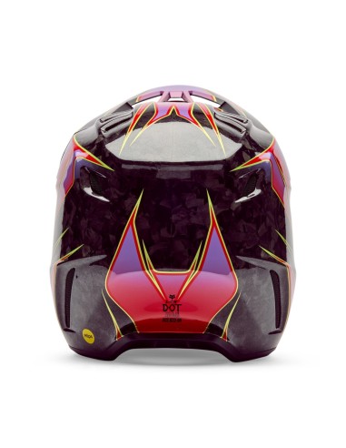 Casque Motocross Fox V3 RS Canvas rouge