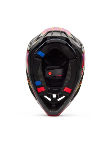 Casco Motocross Fox V3 RS Canvas rosso