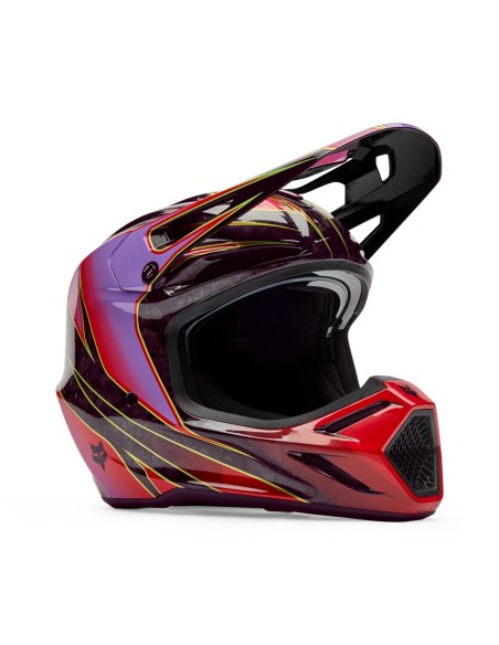 Helm Motocross Fox V3 RS Canvas rot